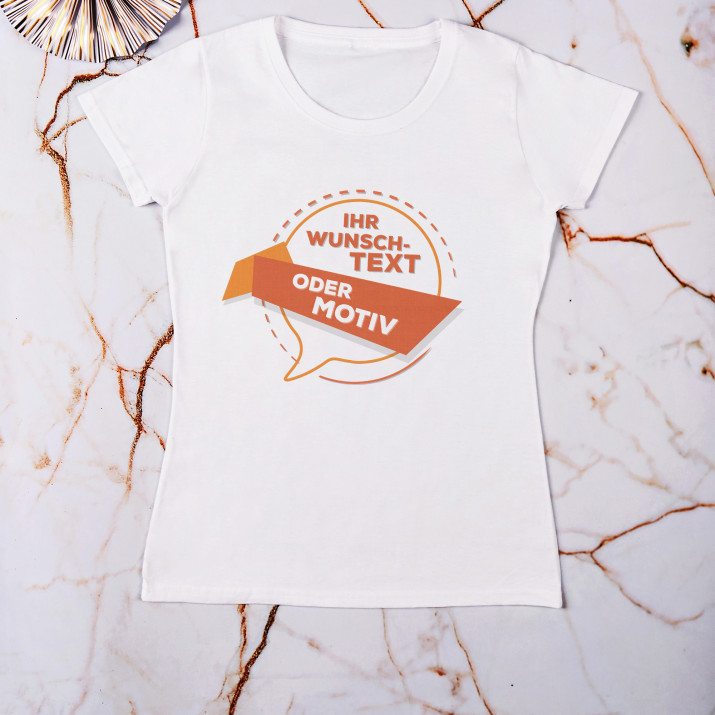 Eigenes Projekt - T-Shirt mit Aufdruck für Damen